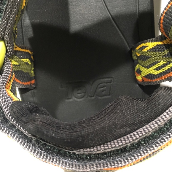 TEVA HURRICANE XLT 2 SPORTS SANDALS -YELLOW / MULTICOLOR -YOUTH US 6 -NEW - Picture 6 of 8